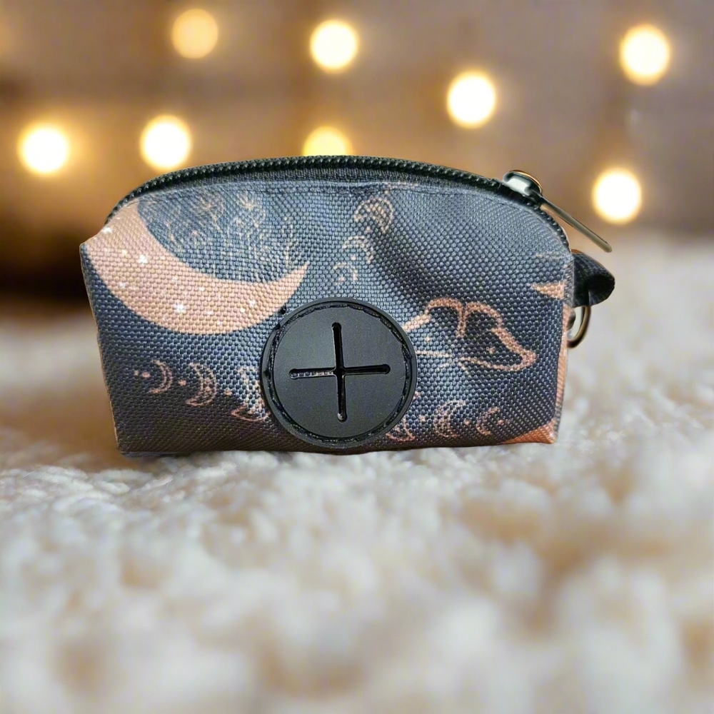 Moon And Moth Celestial Nylon Poop Bag Holder